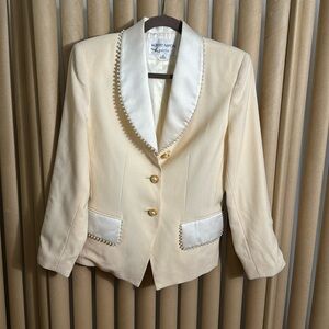 Vintage pearl lined suit